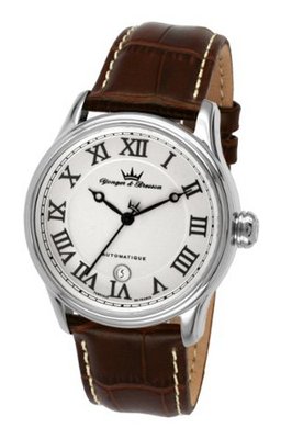 Yonger & Bresson YBH 8325-03 Black Calfskin band .