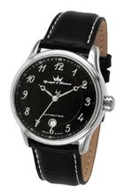 Yonger & Bresson YBH 8326-03 Black Calfskin band .