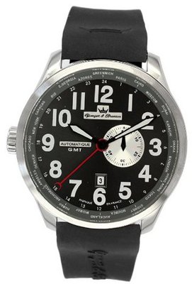 Yonger & Bresson YBH 8332-01 M Silver stainless-Steel band .