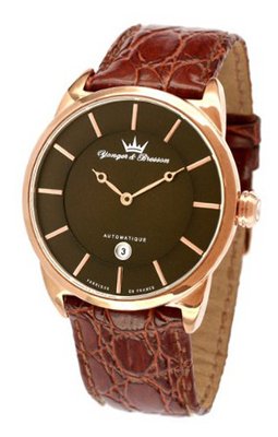 Yonger & Bresson YBH 8333-01 M Silver stainless-Steel band .