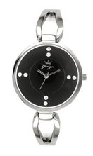 Yonger & Bresson YBH 8333-19 Black Calfskin band .