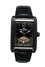 Yonger & Bresson YBH 8335-02 Black Calfskin band .