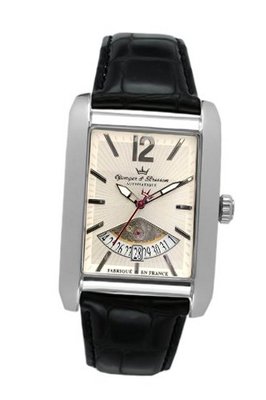 Yonger & Bresson YBH 8336-01 Black Calfskin band .