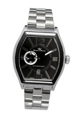 Yonger & Bresson YBH 8343-11 Black Calfskin band .