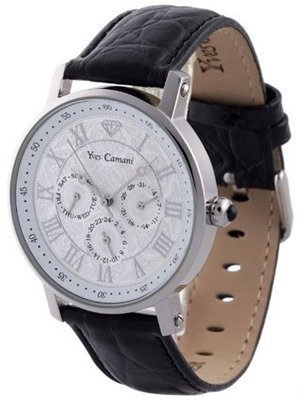 uYvesCamani Yves Camani Gents BAROCCO Silver YC1001-B 
