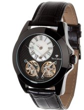 Yves Camani Automatic BALANCIER Automatik Schwarz YC1034-C YC1034-C with Leather Strap