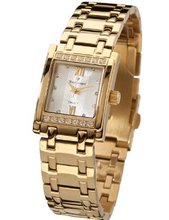 Yves Camani Quartz Calais silbernes Ziffernblatt YC1027-B with Metal Strap