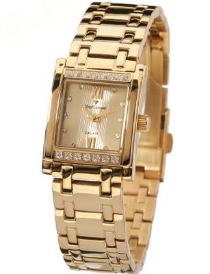 Yves Camani Quartz Calais Ziffernblatt YC1027-C with Metal Strap