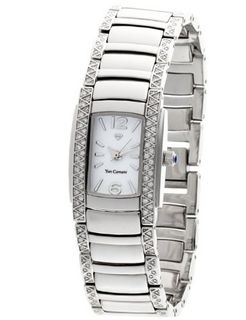 Yves Camani Quartz JULIETTE Crystal Silver YC1035-B YC1035-B with Metal Strap