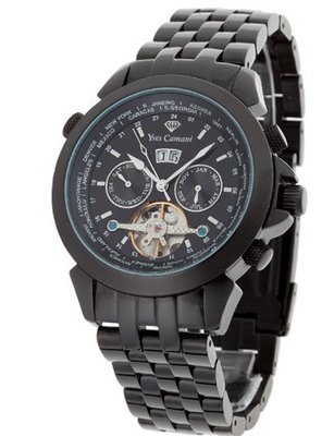 Yves Camani Worldtimer Schwarz YC1029-M