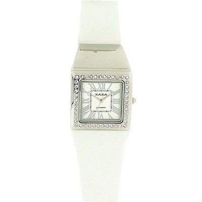 Zaza London Crystal Embedded White Dial Ladies LLB861