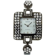 Zaza London Diamante Design White Dial Ladies LLB 863