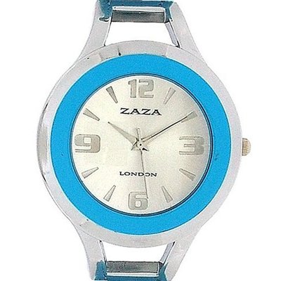 Zaza London Dome Shaped Dial Blue Strap Ladies LLB853