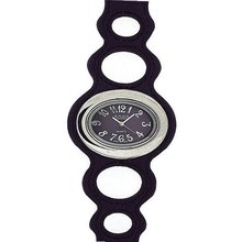 Zaza London Ladies Ring Design Purple Dial & Leatherette Strap LLB864