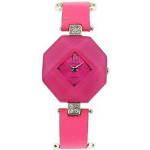 Zaza London Octagonal Pink Dial Ladies LLB870