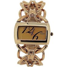 Zaza London Rose Gold Interlocking Link Bracelet Strap Ladies LMB869