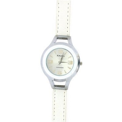 Zaza London Silver Tone Sunray Dial Dome Shaped Ladies LLB853