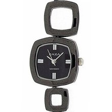 Zaza London Square Link Gun Dial Ladies Fashion LMB862
