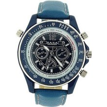 Zaza London Tachymeter-Chrono Effect Blue Strap Unisex Ladies MLB465
