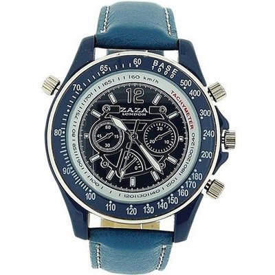 Zaza London Tachymeter-Chrono Effect Blue Strap Unisex Ladies MLB465