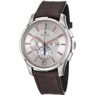 Zenith 0320704054.02C Class Winsor Brown Leather Strap