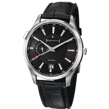 Zenith 03.2130.682/22.C493 Captain Dual Time Black Dual Time Display