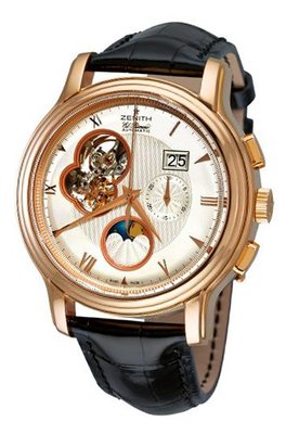 Zenith 18.1260.4047/01.C505 Chronomaster Open Grande Date Moonphase Silver Dial