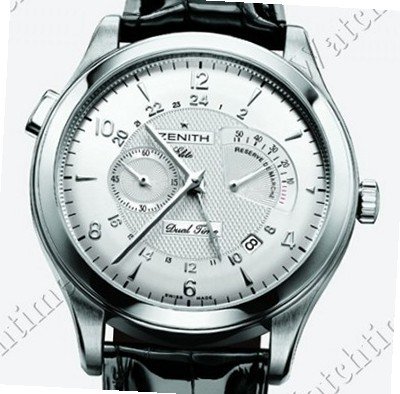 Zenith Class Class Réserve de Marche & Dual Time Elite
