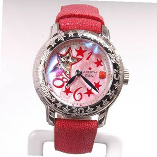 Zenith Ladies' Baby Star Open Sea Elite El Primero Red MOP Chronograph