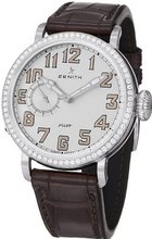 Zenith Pilot Montre D'Aeronef Type 20 Ladies Luminous Automatic Diamond 16.1930.681/31.C725