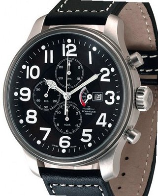 Zeno- Basel Big Stars Giant Pilot Chrono Power Reserve