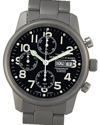 Zeno- Basel New Classic Classic Pilot Chronograph Titan