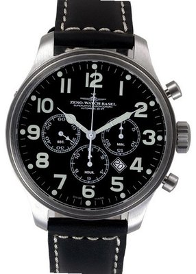 Zeno- Basel Oversized Oversized Pilot chrono Tricompax