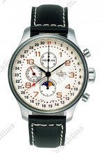 Zeno- Basel Oversized Retro Oversized Chrono Full Calendar