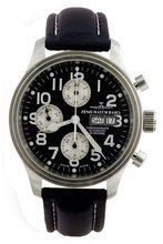 Zeno- Basel Pilot Oversized Chrono 7750 9557TVDDD-SV
