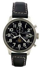 Zeno- Basel Pilot Oversized Chrono Moon Phase 8557LA-SV