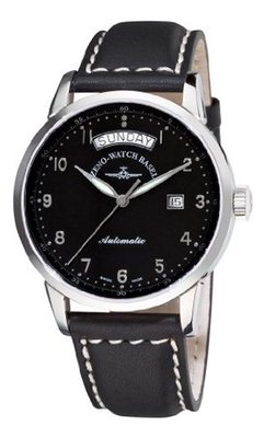 Zeno 6069DD-C1 Magellano Black Day Date Dial
