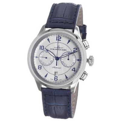 Zeno 6302BVD-G3 Retro Tre Silver Chronograph Dial