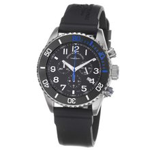 Zeno 6492-5030Q-A1-4 Divers Black Rubber Strap