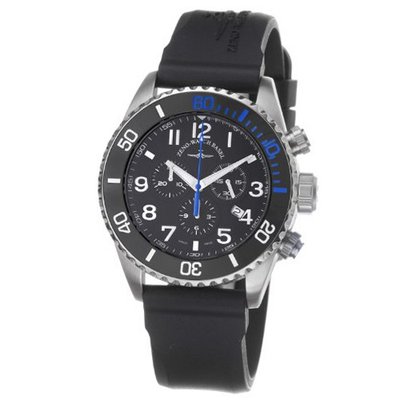 Zeno 6492-5030Q-A1-4 Divers Black Rubber Strap