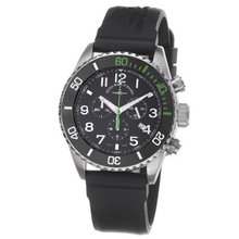 Zeno 6492-5030Q-A1-8 Divers Black Rubber Strap