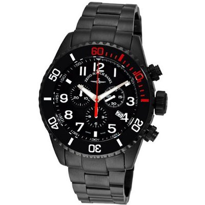 Zeno 6492BK-A1M Divers Black Quartz Dial