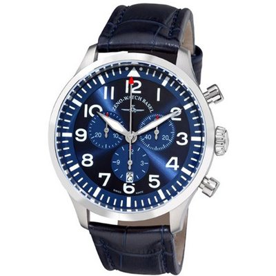 Zeno 6569-5030Q-A4 Navigator Blue Chronograph Dial