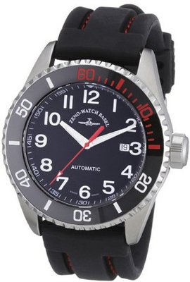 Zeno Basel Automatic Diver 6492-a1-17 with Leather Strap