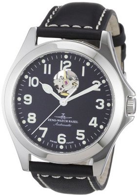 Zeno Basel Automatic Ghandi 8112U-a1 with Leather Strap