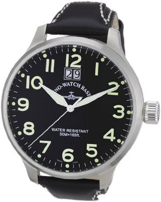 Zeno Basel Quartz Quarz 6221Q-a1 with Leather Strap