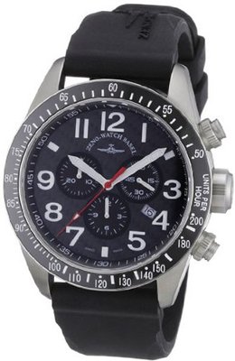 Zeno Basel Quartz Quarz 6497-5030Q-s1 with Rubber Strap