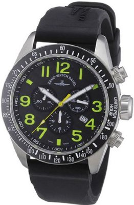 Zeno Basel Quartz Quarz 6497-5030Q-s18 with Rubber Strap