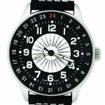 Zeno Master Pilot World Time Ref. P563 WT-AWB