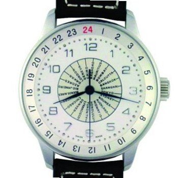 Zeno Master Pilot World Time Ref. P563 WT-CWWW